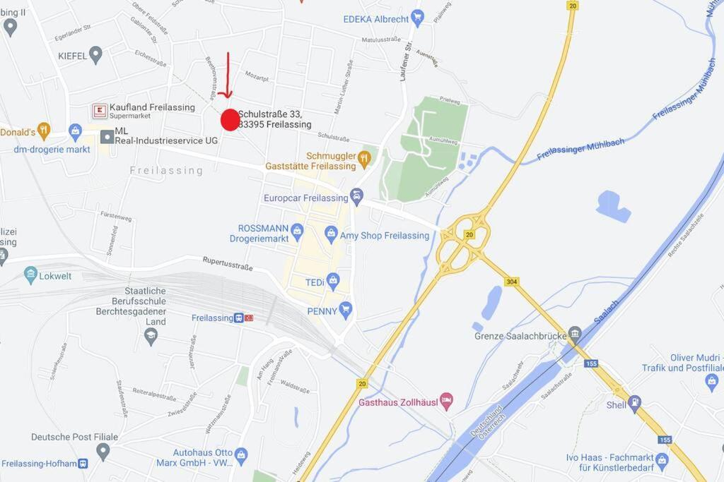 Eg Rechts -Wunderschone 80M² Grosse 3-Zimmer City Wohnung Nahe Salzburg Freilassing Exteriör bild